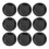 700Pièces Ronde Assiettes À Sauce Noir Usage 3