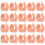 2 Pack Practice Finger Nails Tips Nail Art Patterns 4.5x3cm 9