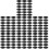 700Pièces Ronde Assiettes À Sauce Noir Usage 10