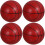 4Pièces Ballons Élastiques Marron PVC Pour Jeux Aquatiques 6