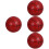 4Pièces Ballons Élastiques Marron PVC Pour Jeux Aquatiques 7