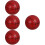 4Pièces Ballons Élastiques Marron PVC Pour Jeux Aquatiques 8