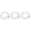 3Pcs Replacement Drain Hose for Ac Units White Pe ABS with Clamp Set 5