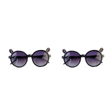 2Pcs Black Kids Summer Shades Lightweight Practical Eyewear