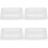 4Pcs White Silicone Toaster Lid Covers for Household Kitchen Devices 6