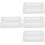 4Pcs White Silicone Toaster Lid Covers for Household Kitchen Devices 7