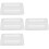 4Pcs White Silicone Toaster Lid Covers for Household Kitchen Devices 8
