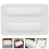 4Pcs White Silicone Toaster Lid Covers for Household Kitchen Devices 11
