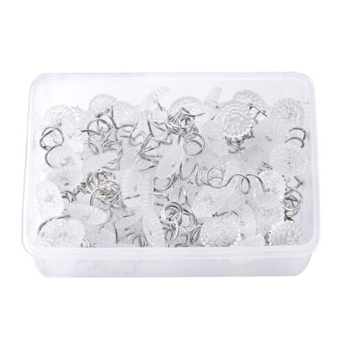 2 Pack Twisted Pins Black Thumb Tacks Fixings Large Quantity 1