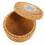 3Pcs Rattan Snack Box Light Brown Decorative Food Storage 7
