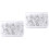 2 Pack Twisted Pins Black Thumb Tacks Fixings Large Quantity 4