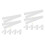 12Pcs White Blank Sashes Multi-Function Party Accessory for DIY Events 4