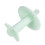 2Pcs Baby Infant Pacifier Green Silicone Soother Safe Durable Teether 3
