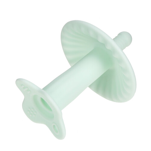 2Pcs Baby Infant Pacifier Green Silicone Soother Safe Durable Teether 2