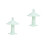 2Pcs Baby Infant Pacifier Green Silicone Soother Safe Durable Teether 4