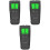 3 Pieces Wood Stem Finder Stud Sensor Wall Cable Tester Fuse Black 3