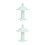 2Pcs Baby Infant Pacifier Green Silicone Soother Safe Durable Teether 7