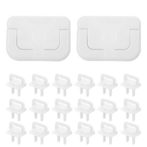 120Pcs White Decorative Outlet Covers Child Safety Socket Protection 2
