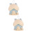 2St Creatieve Plastic Champignon Spaarpot Leuk Ornament Voor Thuis 6