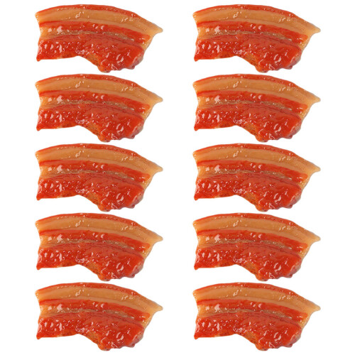 30Pcs Compact Resin Fake Meat Models Decorative Kitchen Props 1