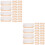 200Pcs Paper Sushi Boat White 7