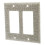 5Sets Elegant White Wall Socket Panel Cover Pc and Zircon Design 2