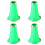 4Pcs Green Clarinet Bell Plastic Replacement for Beginner Musicians 6