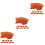 30Pcs Compact Resin Fake Meat Models Decorative Kitchen Props 6