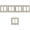 5Sets Elegant White Wall Socket Panel Cover Pc and Zircon Design 4
