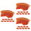 30Pcs Compact Resin Fake Meat Models Decorative Kitchen Props 7