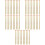 50Pcs Durable Nails for Garden Edging and Turf Securing 8
