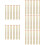 50Pcs Durable Nails for Garden Edging and Turf Securing 11