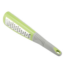 Vegtable Slicer Grater Stainless Steel Two In One Design Sharp Fine And Coarse Blades Corrosion Resistant Grater With Anti Scratch Bottom And Hanging