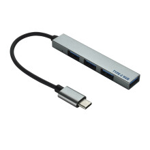 Robust Technical Design USB Hub, Aluminum Alloy Shell Data Hub High Speed Portable And Compact Compatible With MacBook iPad iPhone15Pro