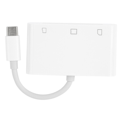Portable SD Memory Card Reader Plug And Play Format Support Lightning And Usb C Interface For Ipad Pro And Macbook 2