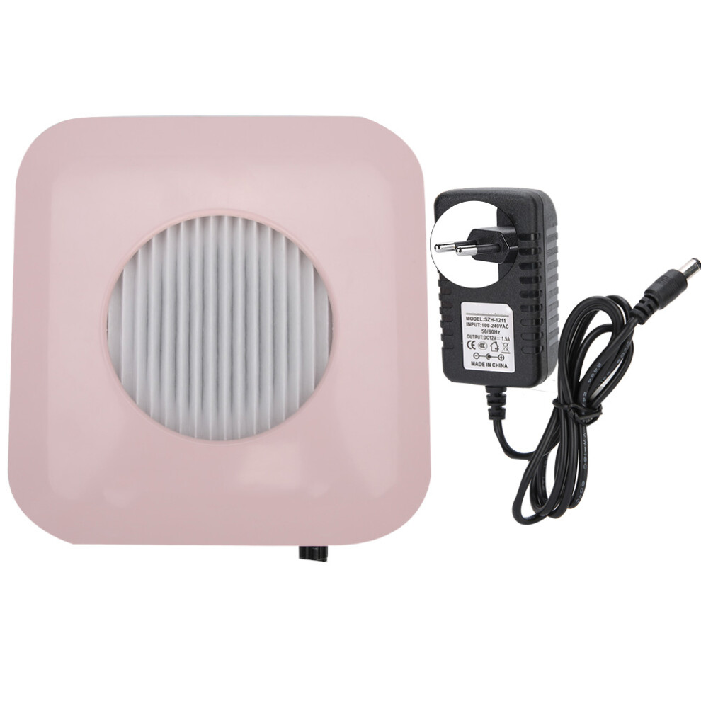 Nail Dust Collector Vacuum Machine with Adjustable Wind Rate Powerful60W Electric Suction Device Featuring Reusable Collector Bag Luxury Manicure