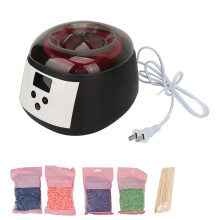 Portable Wax Heater Adjustable Heat Settings Cordless And Portable See Through Lid Unique3In1Design Fast Even Heat Easy To Clean For Home Salon