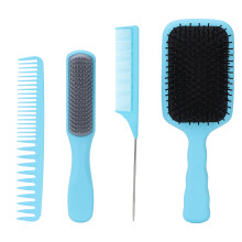 High Quality Hair Brush and Comb Set Ergonomic Design for Maximum Comfort Includes Multipurpose Hair Removal Tool and Dual Sided Control Hair Brush