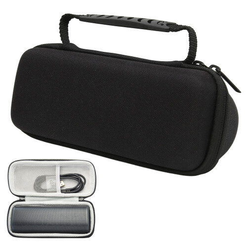 Anti Static Lining Speaker Carrying Case for Wireless Bluetooth Speakers Premium Material USB Audio Cable Support Convenient Design Superior Material 2
