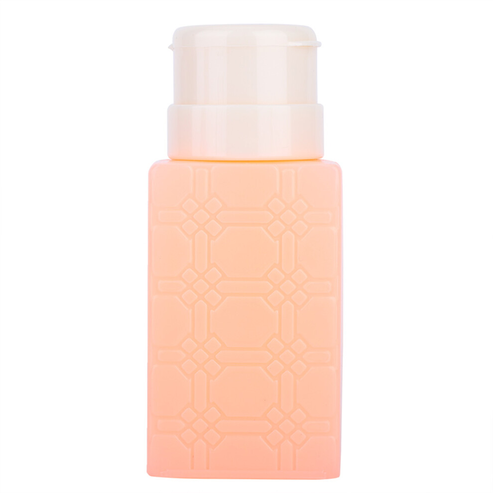 Refillable Liquid Storage Bottle Premium Safe PP Material Wide Mouth Plastic Bottles Push Down Empty Bottle Dispenser For Nail Polish Remover Makeup