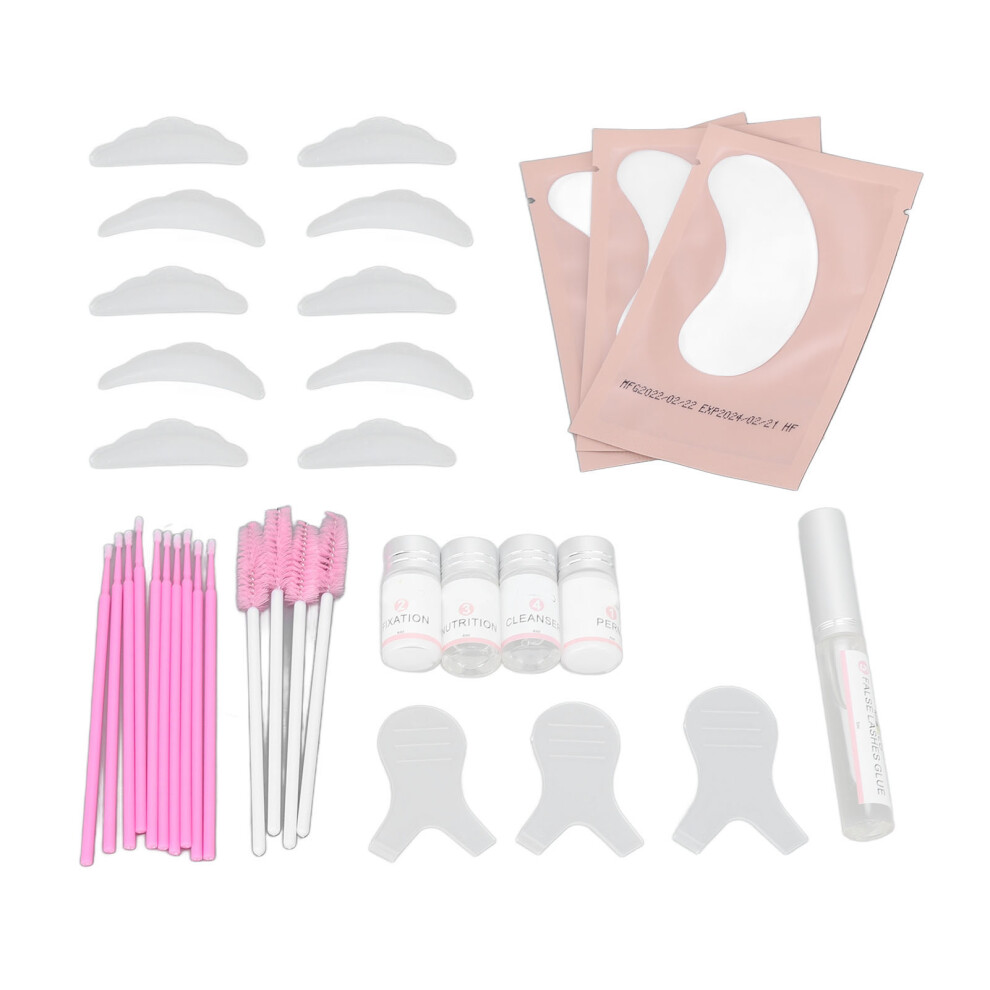 Eyebrow Lamination Kit 4x4ml Perm & Fixation for Beautiful 6-8 Weeks