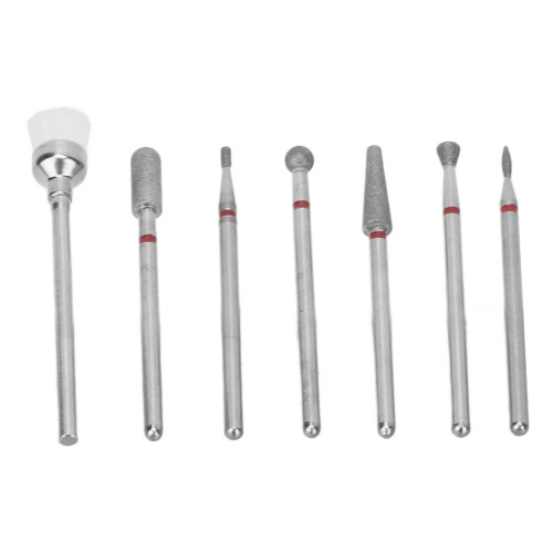 Professional Tungsten Carbide Nail Drill Bits Kit Rough Surface Design Multi-Function Tools With Universal Compatibility 2