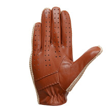 Outdoor Lederhandschuhe Touchscreen Motorrad