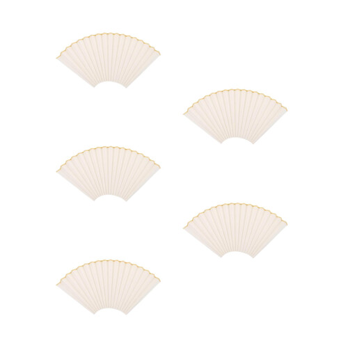 5Pièces Papier Xuan Pour Ventail Pliable Idéal Art