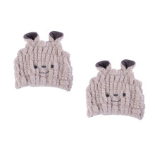 2Stk Korallenfleece Baby Haar- Und Badetuch , Schnell & Schonend