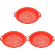3Stk Kinder Sandspielzeug Kunststoff Rotes Strandzubehör