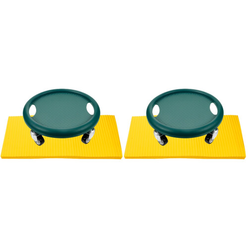 2Sets Bauch Trainingsdiscs PP Material Rutschfest Bunt Für Workout