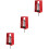 3St Veer Vibration Isolator Rood Gegalvaniseerd Staal Voor Studio's 6
