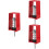 3St Veer Vibration Isolator Rood Gegalvaniseerd Staal Voor Studio's 7