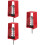 3St Veer Vibration Isolator Rood Gegalvaniseerd Staal Voor Studio's 8